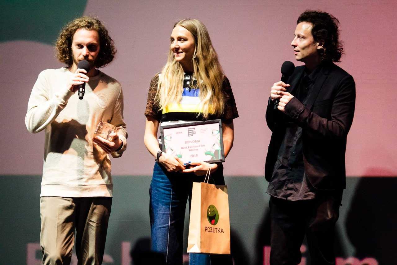 Церемонія нагородження переможців Конкурсної програми Fashion Film Festival Kyiv 2018. Photo by Katia Zolotukhina