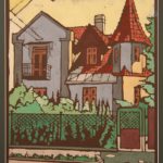Роман Дмитрик. Будинок по вул. Кульпарківській. Із Серії "Львів, котрий зникає", ксилографія, 2012 рік